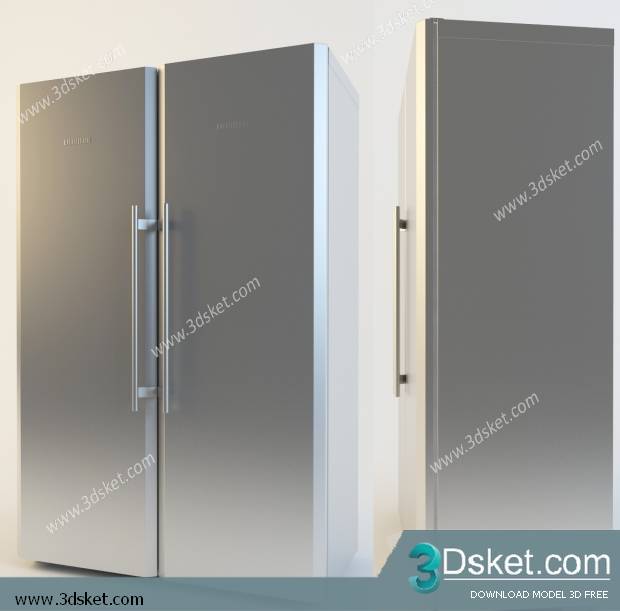 Free Download Kitchen Appliance 3D Model 011