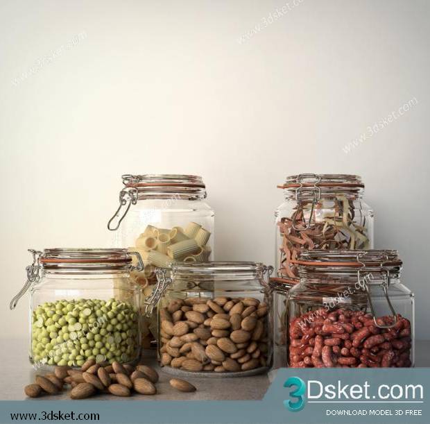 Free Download 3D Models Tableware Kitchen 058