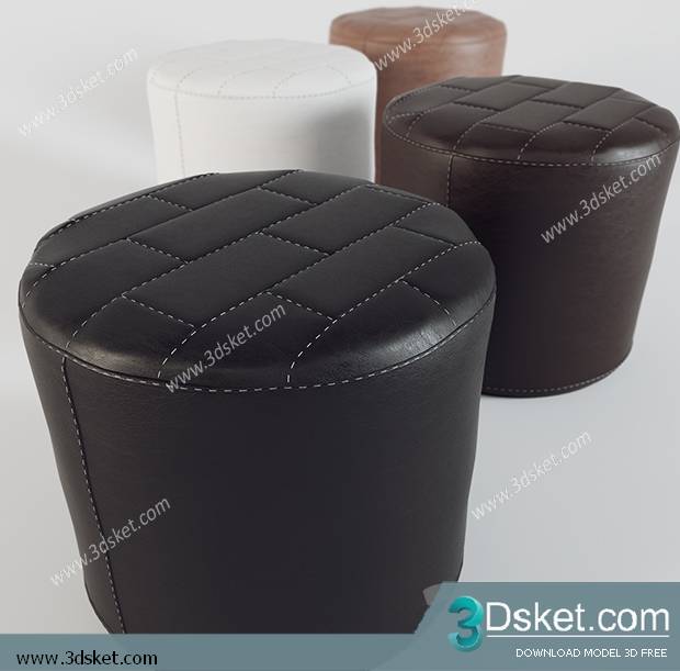 3D Model Other Soft Seating Free Download Ghế mềm 029