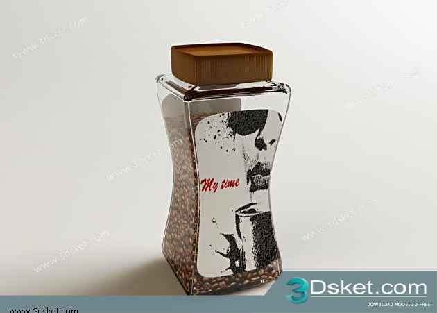 Free Download Kitchen Accessories 3D Model 006 Phụ kiện