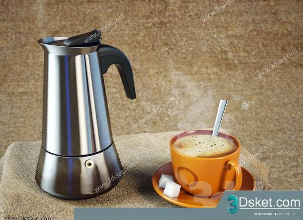 Free3D Download Food And Drinks 3D Model 033