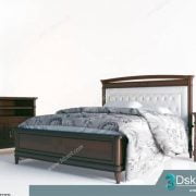3D Model Bed Free Download Giường 074