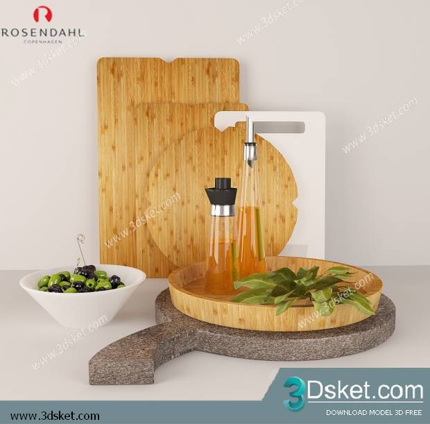 Free Download 3D Models Tableware Kitchen 059