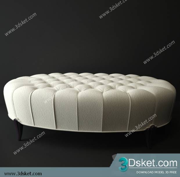 3D Model Other Soft Seating Free Download Ghế mềm 032
