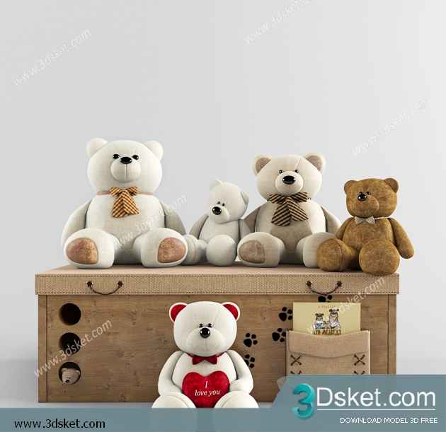 Free Download Toy 3D Model Đồ Chơi 025