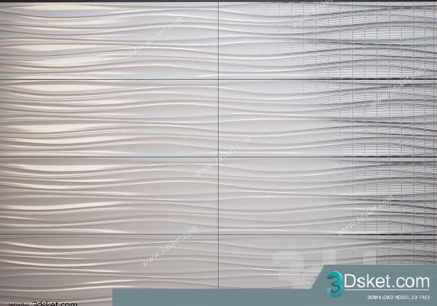 Free Download 3D Panel 3D Model 025