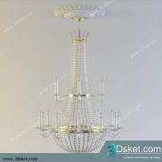 Free Download Ceiling Light 3D Model Đèn Trần 034