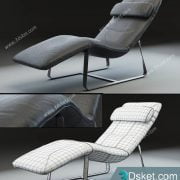 3D Model Arm Chair Free Download 056
