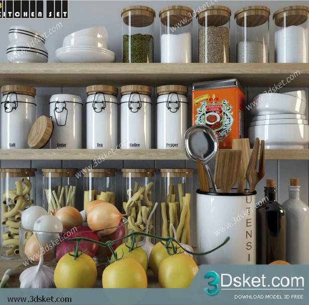 Free Download 3D Models Tableware Kitchen 052
