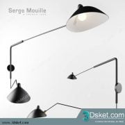 Free Download Wall Light 3D Model Đèn Tường 003