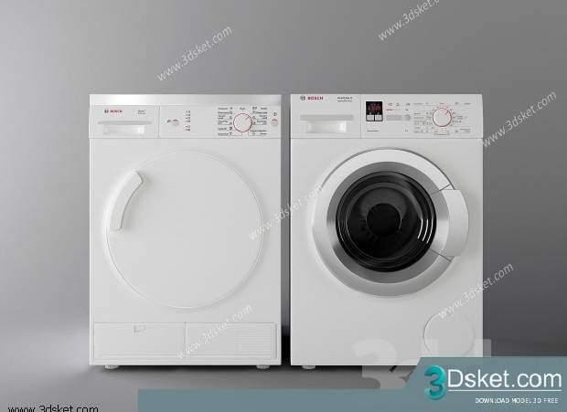 Free Download Kitchen Appliance 3D Model 018