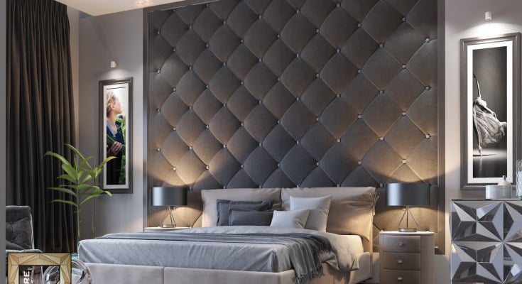 3D Interior Model Bed Room 001 Scene 3dsmax Free Download