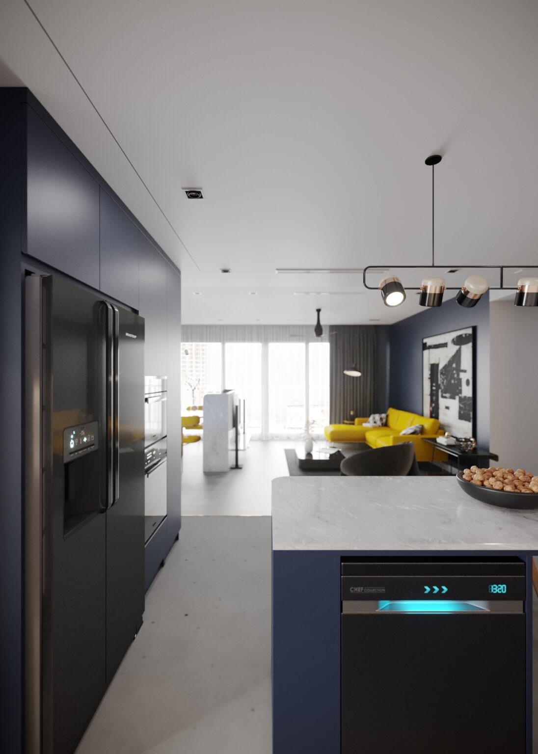 3D Interior Apartment Room 0106 Scene 3dsmax Free Download