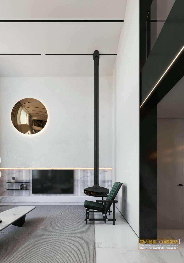 3D Interior Model Living room 0108 Scene 3dsmax