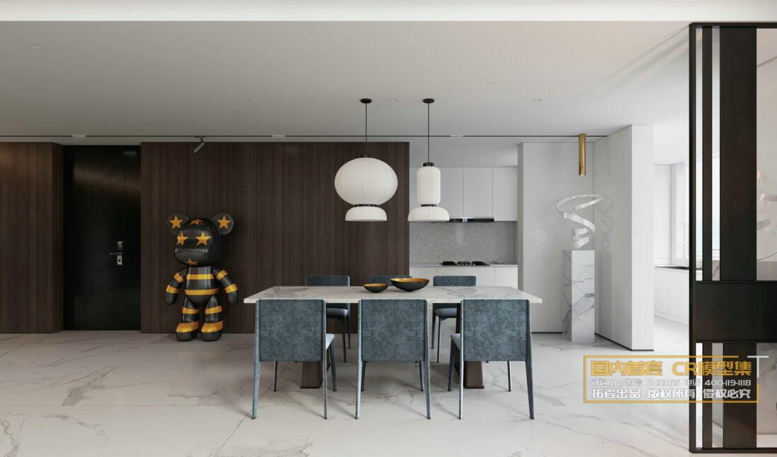 3D Interior Model Living room 0108 Scene 3dsmax