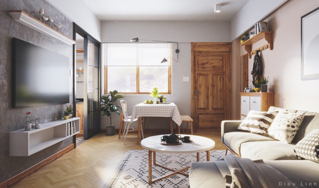 3D Interior Model Living room 098 Scene 3dsmax