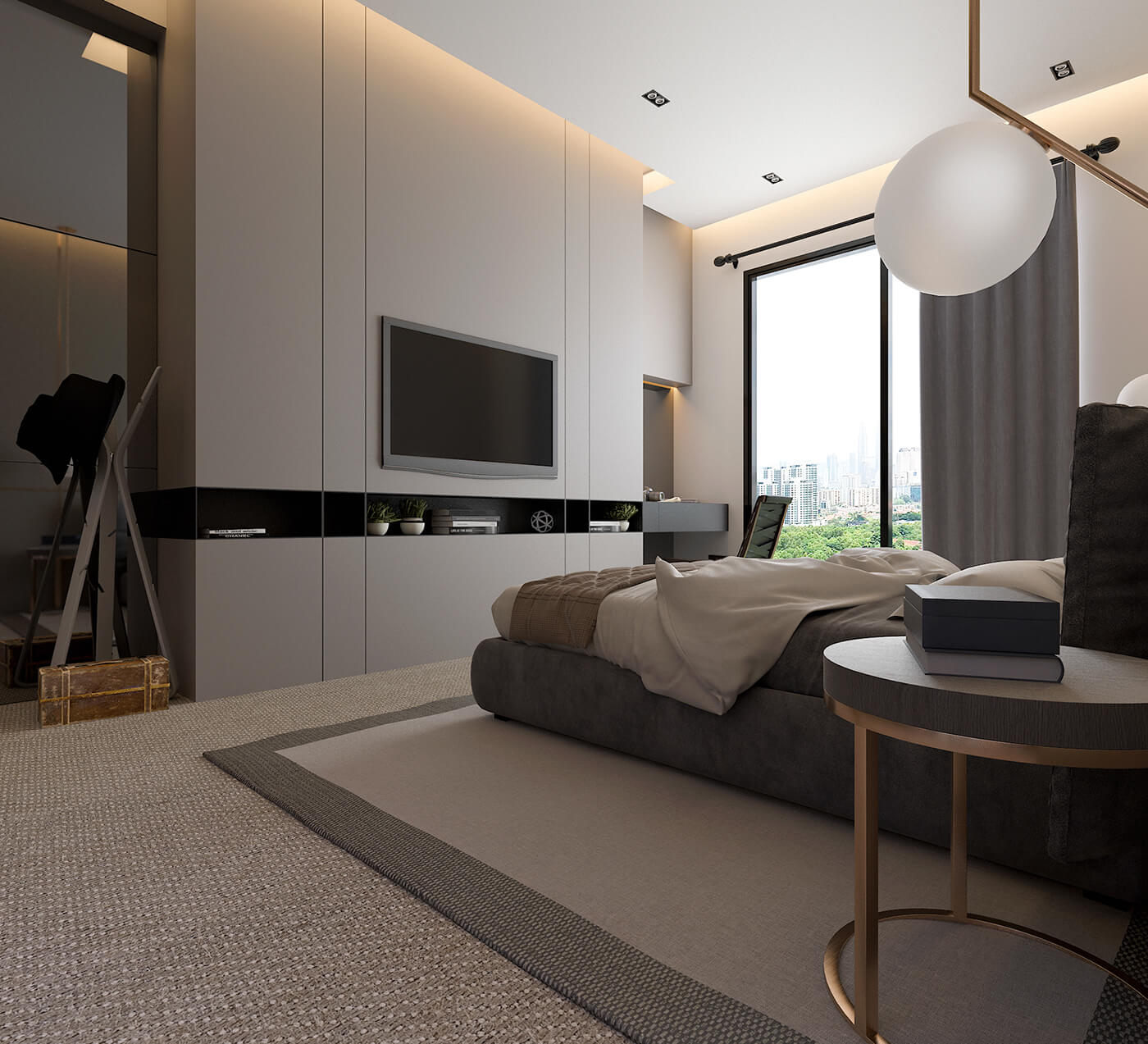 3D Interior Bedroom and WC Scenes File 3dsmax