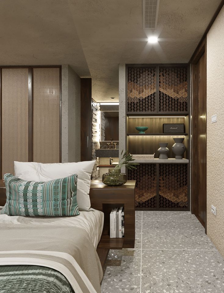 3D Interior Model Bed Room 002 Scene 3dsmax