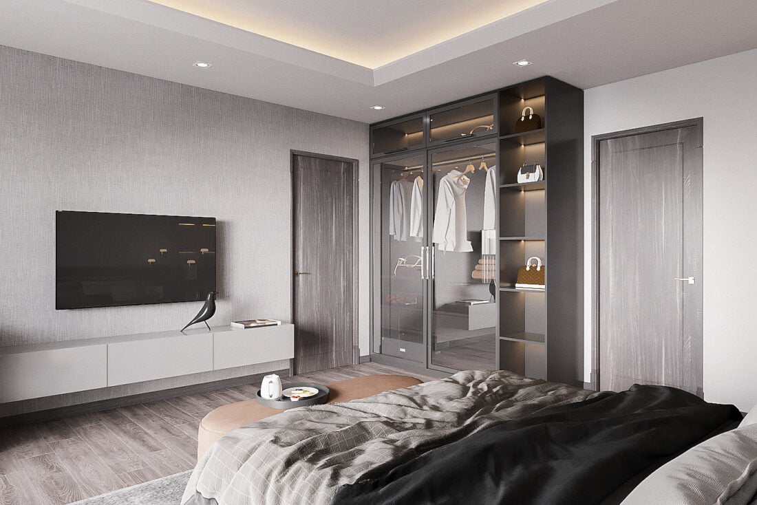 3D Interior Model Bed Room 0124 Scene 3dsmax