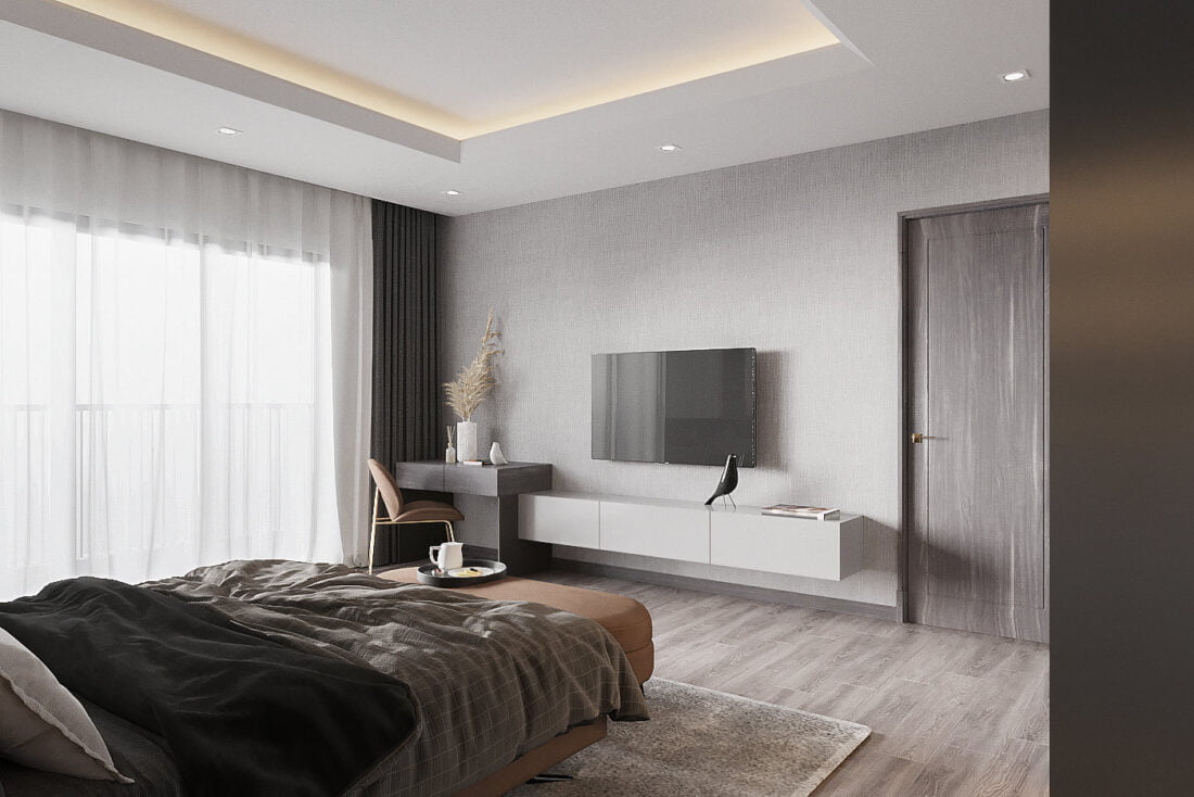 3D Interior Model Bed Room 0124 Scene 3dsmax