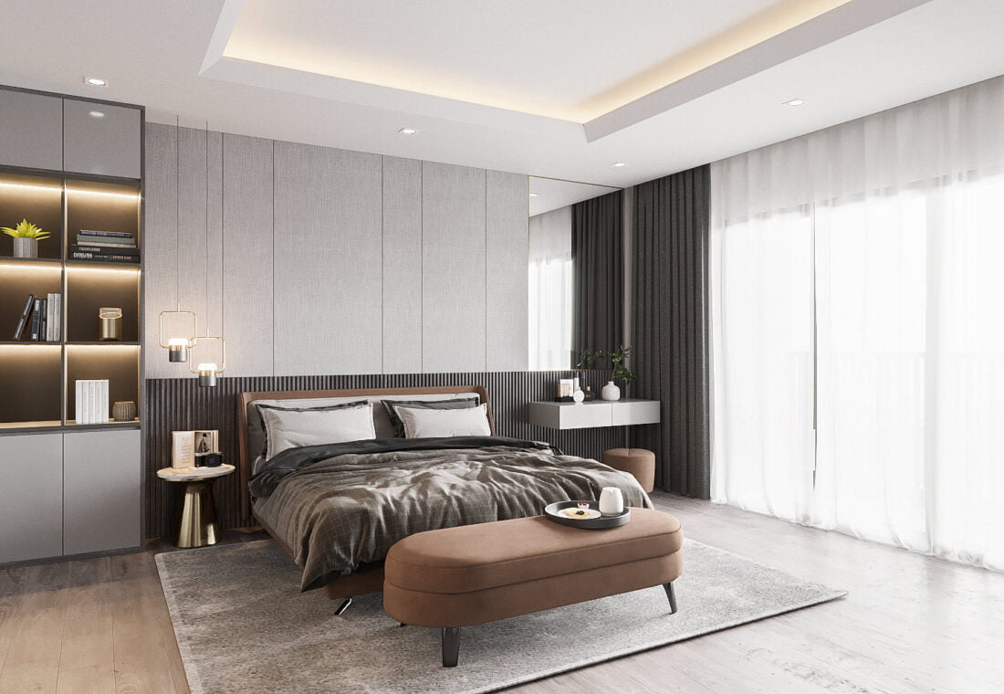 3D Interior Model Bed Room 0124 Scene 3dsmax