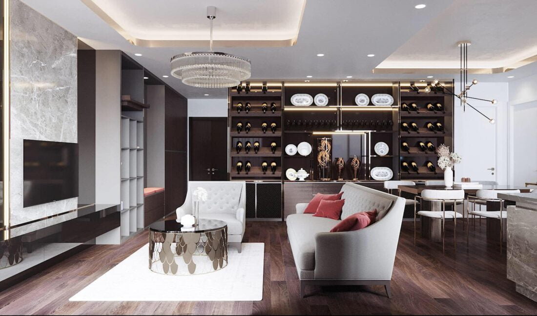 3D Interior Model Living room 0114 Scene 3dsmax