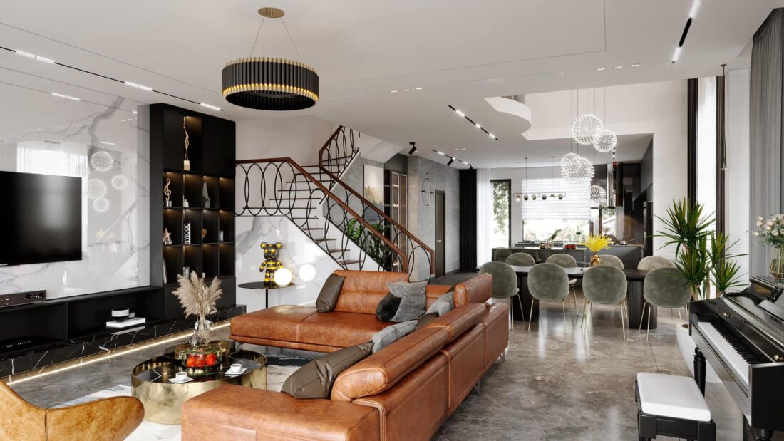 3D Interior Model Living room 0116 Scene 3dsmax