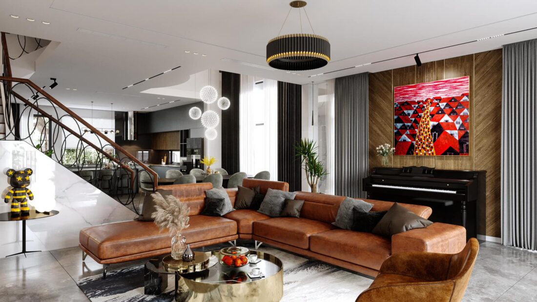 3D Interior Model Living room 0116 Scene 3dsmax