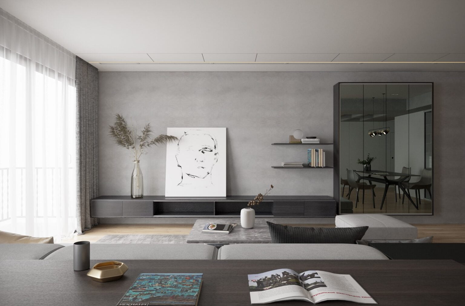 3D Interior Model Living room 0119 Scene 3dsmax