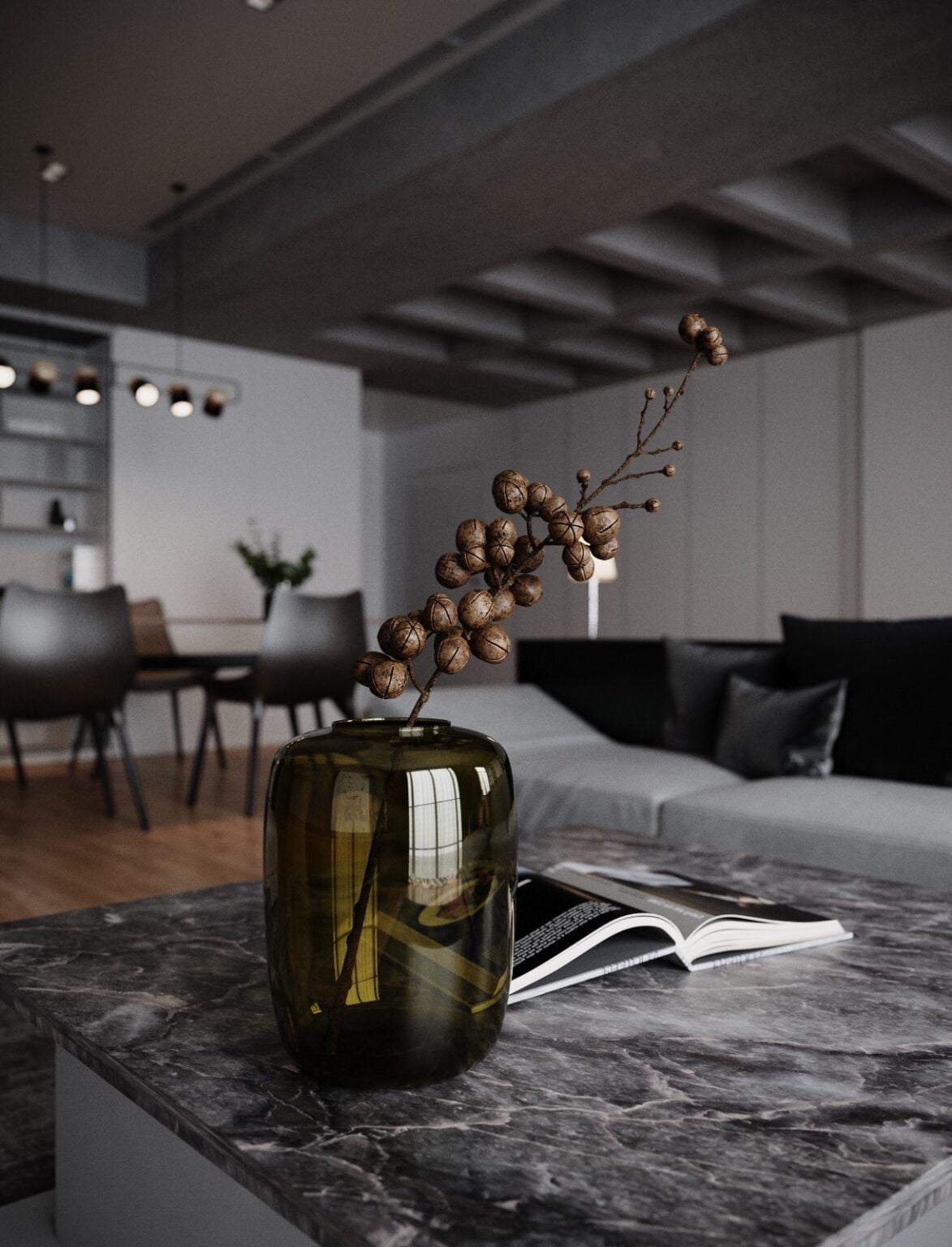 3D Interior Model Living room 0119 Scene 3dsmax