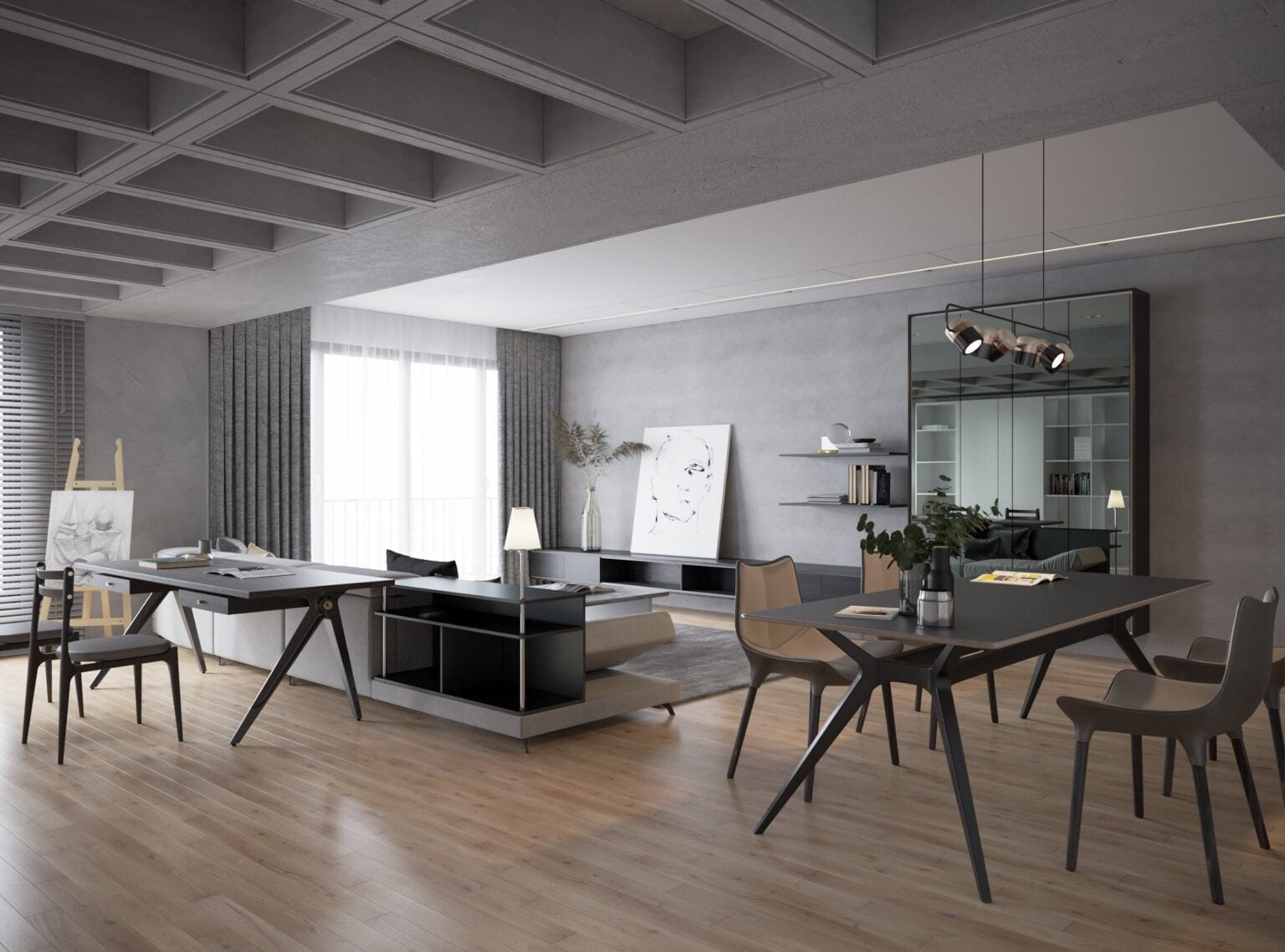 3D Interior Model Living room 0119 Scene 3dsmax