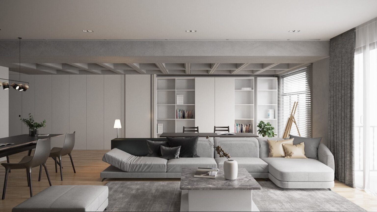 3D Interior Model Living room 0119 Scene 3dsmax