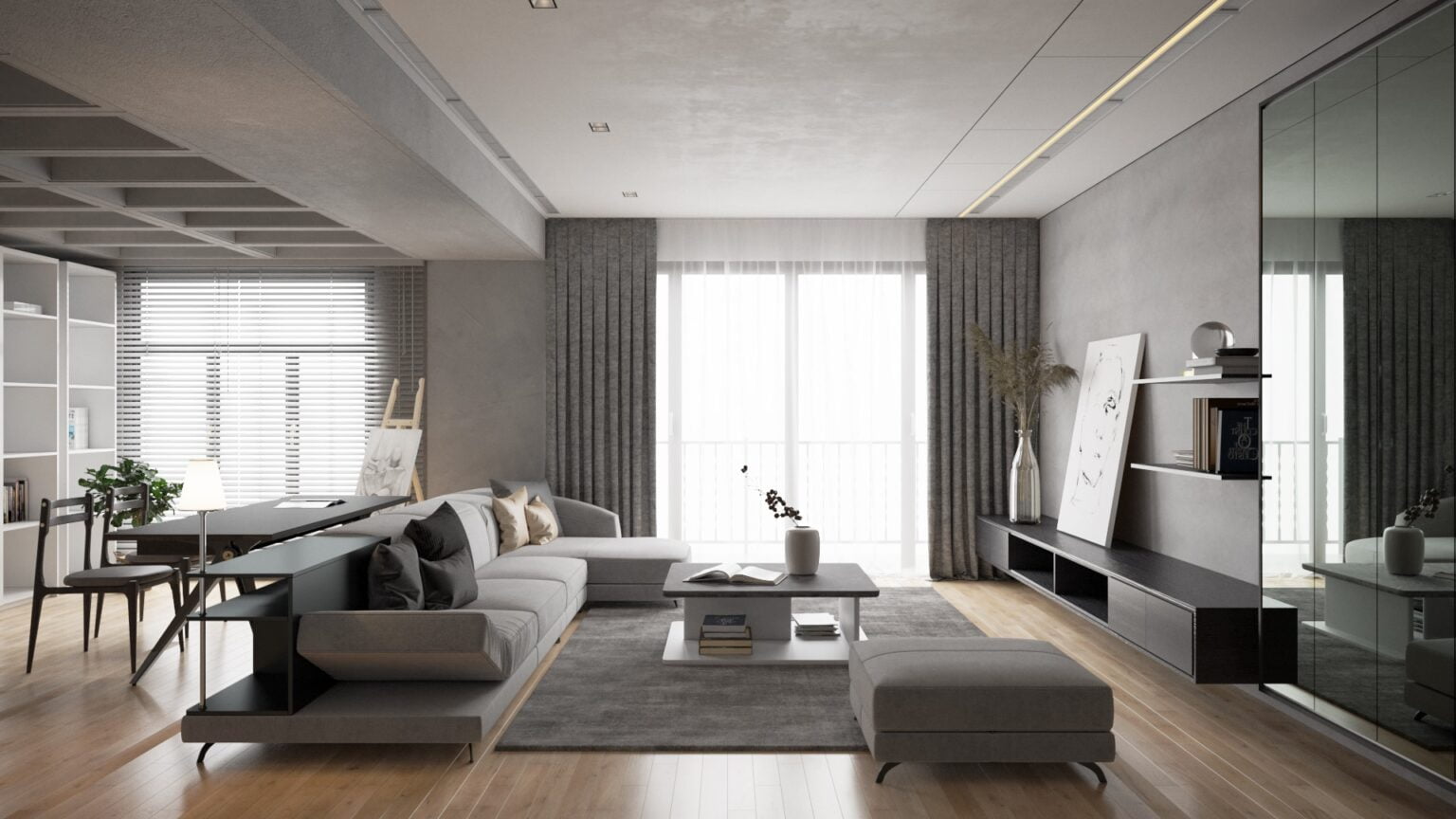 3D Interior Model Living room 0119 Scene 3dsmax