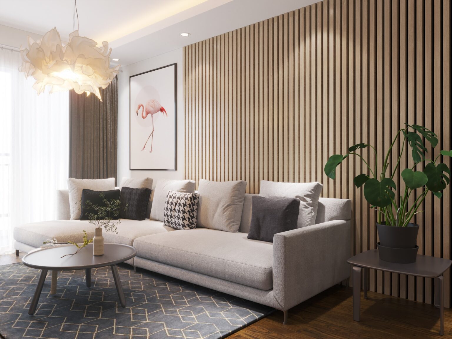 3D Interior Model Living room 0120 Scene 3dsmax