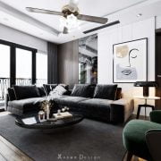 3D Interior Model Kitchen Living room 0132 Scene 3dsmax