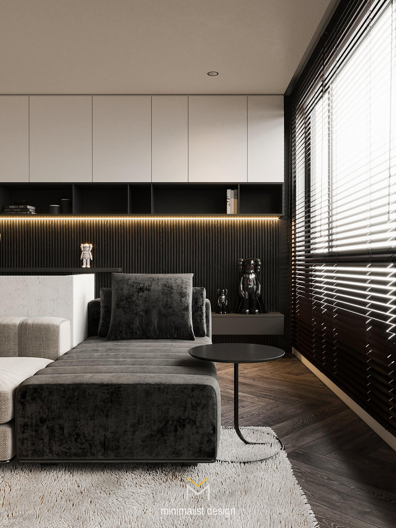 3D Interior Model Kitchen Living room 0138 Scene 3dsmax