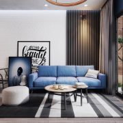 3D Interior Model Kitchen Living room 0145 Scene 3dsmax