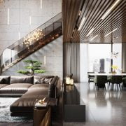 3D Interior Model Kitchen Living room 0149 Scene 3dsmax