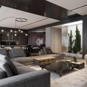 3D Interior Model Kitchen Living room 0154 Scene 3dsmax