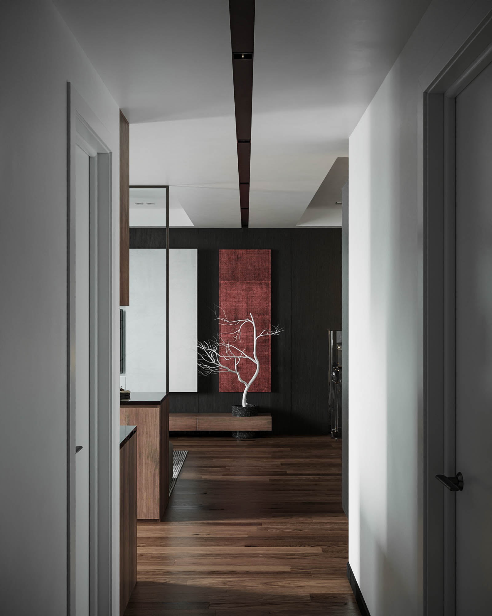 3D Interior Model Kitchen Living room 0165 Scene 3dsmax