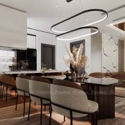 3D Interior Model Kitchen Living room 0177 Scene 3dsmax