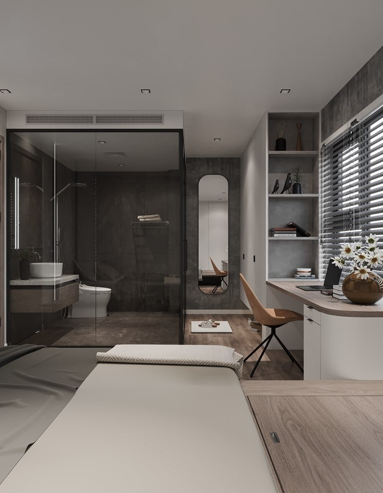 3D Interior Model Bed Room 0162 Scene 3dsmax