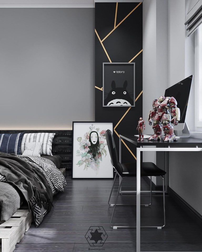 3D Interior Model Bed Room 0163 Scene 3dsmax