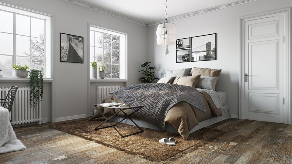 3D Interior Model Bed Room 0165 Scene 3dsmax