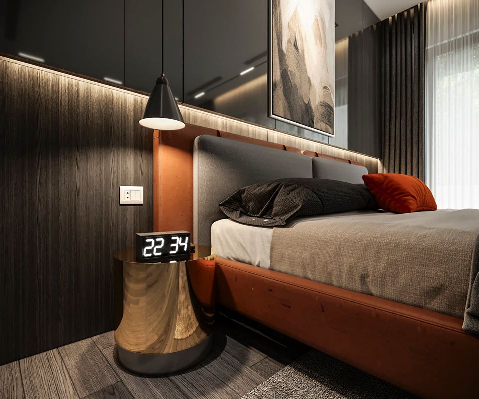 3D Interior Model Bed Room 0168 Scene 3dsmax