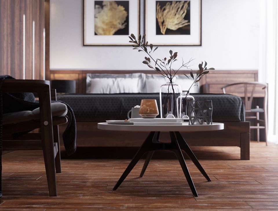 3D Interior Model Bed Room 0193 Scene 3dsmax