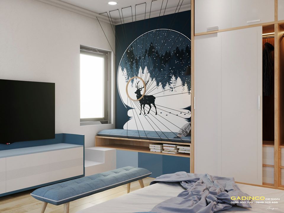 3D Interior Model Bed Room 0195 Scene 3dsmax