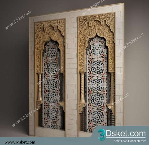 Free Download 3D Panel 3D Model 003