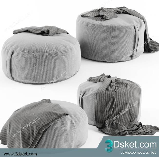 3D Model Other Soft Seating Free Download Ghế mềm 004