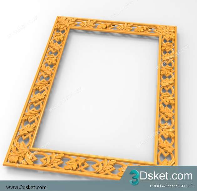 Free Download Decorative Plaster 3D Model 004